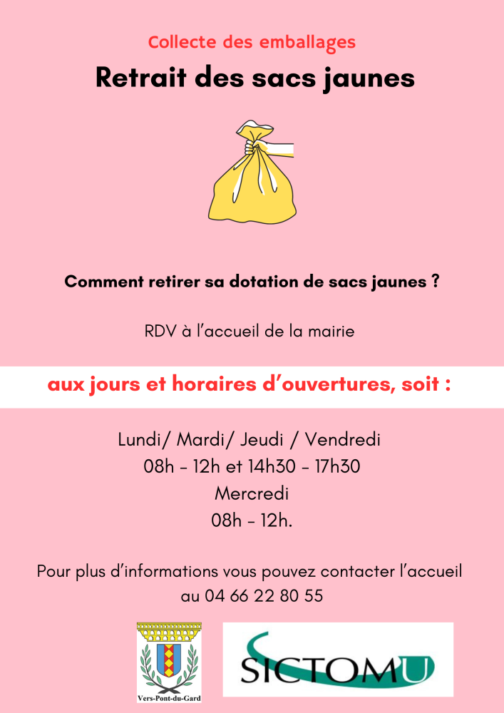 Distribution-des-sacs-jaunes-horaires-mairie