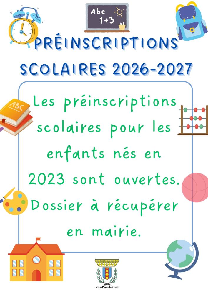 Preinscriptions-scolaires-2026-2027